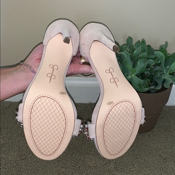 Jessica Simpson Blush Pink High Heels - Picture 3 of 3